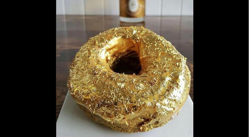 Instagram: Esta es la donut dorada más cara del mundo