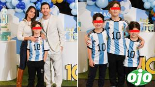 Leo Messi y Antonela Roccuzzo celebraron los 10 años de su hijo Thiago en una hermosa fiesta | FOTOS