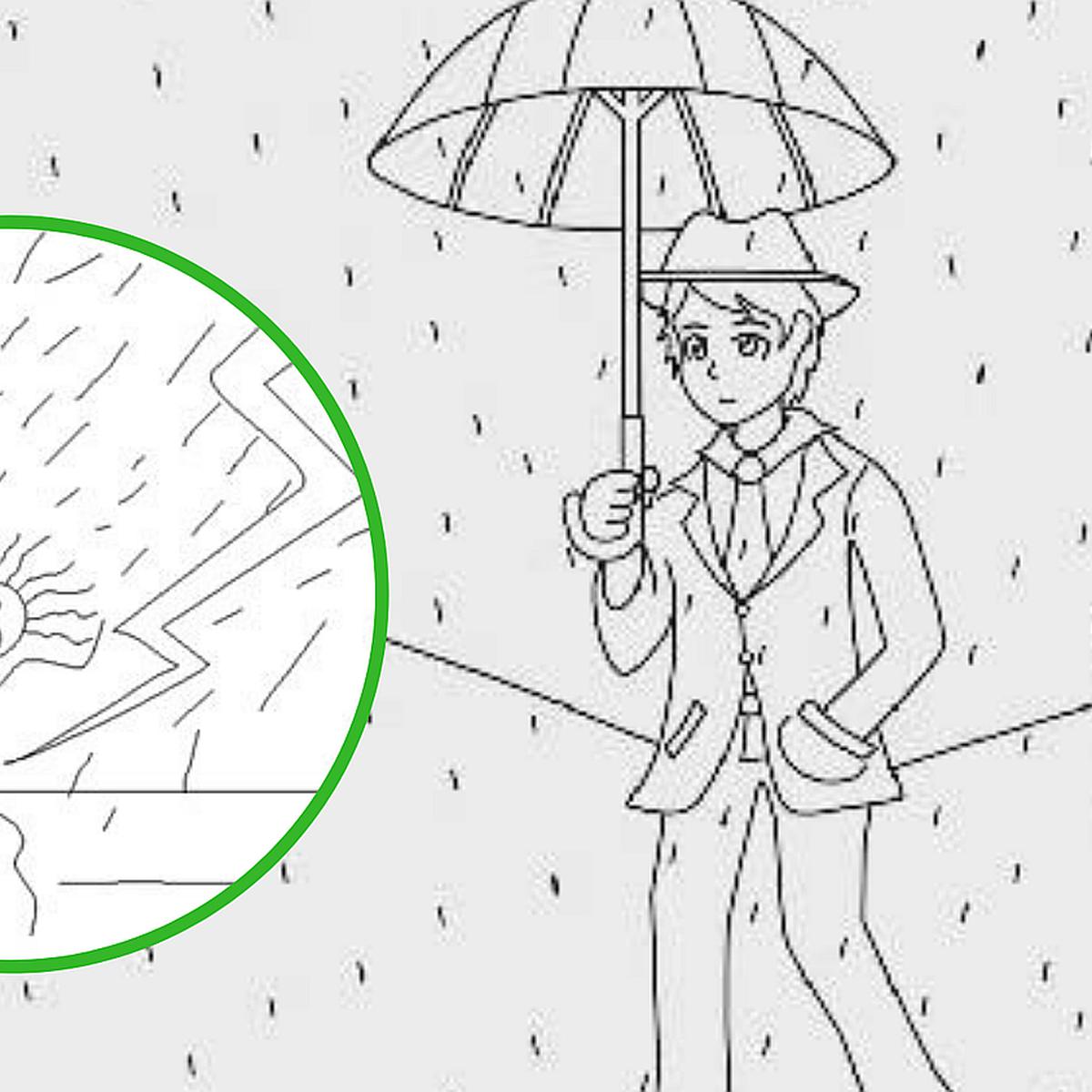 Entrevista de trabajo: La manera correcta de dibujar al hombre bajo la  lluvia | CIUDAD | OJO