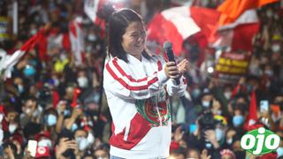 Keiko Fujimori: “Voy a aceptar los resultados que el Jurado Nacional de Elecciones decida”