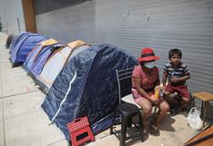 Breña: Unas 30 familias permanecen en carpas frente al Hospital del Niño donde están internados a sus pequeños