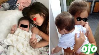 Hija de Melissa y ‘Gato’ Cuba conquista las redes al compartir bello momento con su hermanita: “Dulce niña”