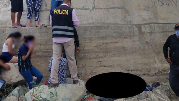Lambayeque: Hombre se cae y encuentran su cadáver debajo del puente Motupe (Foto: PNP)