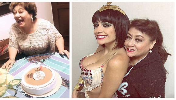 Milett Figueroa le celebra el cumpleaños a su mamita y publica fotos de su juventud