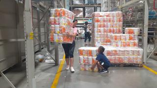 Coronavirus: peruanos arrasan con productos en supermercados de Lima│FOTOS Y VIDEO