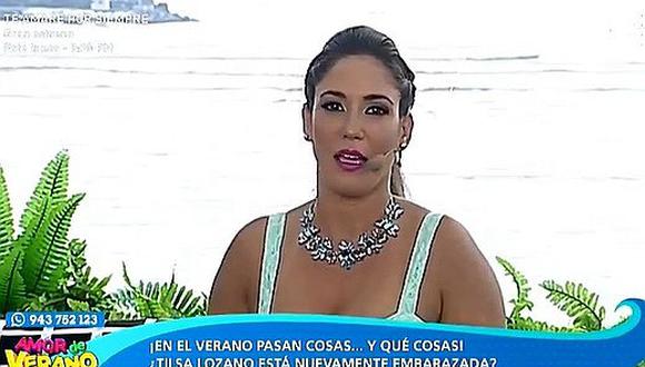 Tilsa Lozano está nuevamente embarazada (VIDEO)