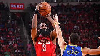 ​NBA: Harden vuelve a golpear a los Warriors y Rockets empatan serie 2-2