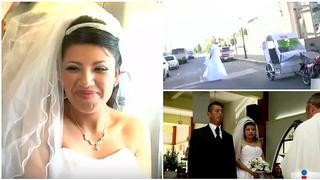 YouTube: ¡Novia en apuros! Mira lo que hizo para llegar a su matrimonio (VIDEO) 