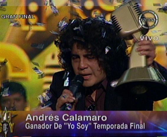 Andrés Calamaro fue el ganador de la última temporada de 'Yo Soy' [VIDEO]
