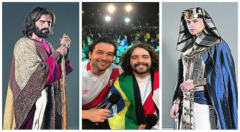 Moisés y los Diez Mandamientos: protagonistas felices en Perú y lo demuestran con bello gesto