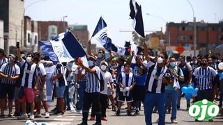 La Victoria: hinchas de Alianza Lima realizan banderazo en el exterior del estadio Matute | VIDEO