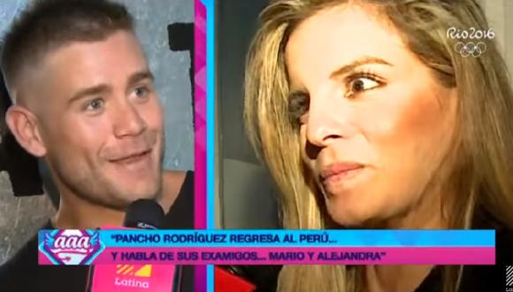 Pancho Rodríguez defiende a Alejandra Baigorria y manda 'chiquita' a Leslie Shaw [VIDEO]