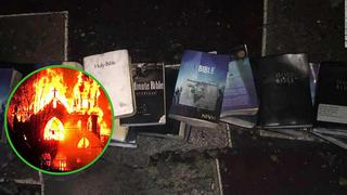 Incendio arrasa con iglesia, pero las Biblias quedaron intactas