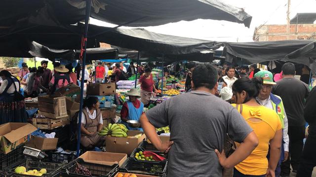 Feria Boliviana en Tacna se instaló pese a coronavirus.