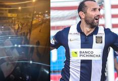 Alianza Lima vs. Sporting Cristal: Hernán Barcos transmitió en vivo banderazo de hinchas blanquiazules