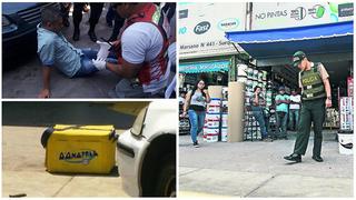 Surquillo: a balazos roban US$20 mil dólares a cambistas en avenida Tomás Marsano
