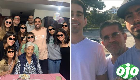Hija de Tula y sus hermanos Tadeo y Lucas Carmona festejaron los 96 años de su abuelita. Foto: (Instagram/@valeperuoficial, @tadeocarmona).