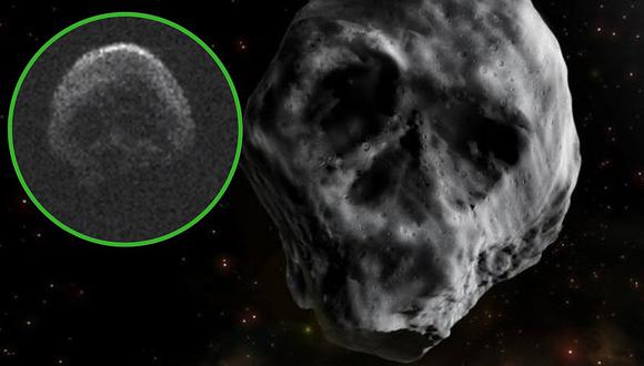 Un asteroide con forma de calavera pasará cerca a la Tierra luego de Halloween