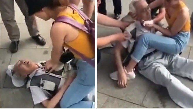 Estudiante de medicina logra reanimar a anciano, tras sufrir un paro cardíaco