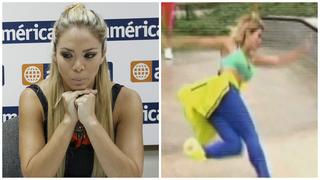 ​Sheyla Rojas intenta dominar skate pero termina en el suelo [VIDEO]