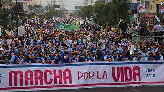 Marcha por la vida: conoce quiénes apoyan esta marcha antes y ahora