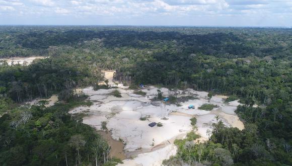 La minería ilegal ha sido la principal causa de deforestación en Madre de Dios. Foto: FEMA.