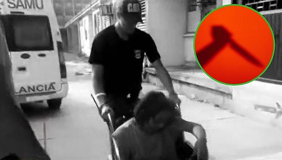 ​Iquitos: sujeto acuchilló a su pareja luego de que no le diera dinero para comprar alcohol (VIDEO)