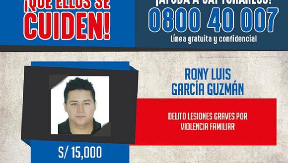 Ronny García: Mininter lo busca y ofrece 15 mil a quien dé paradero del cumbiambero