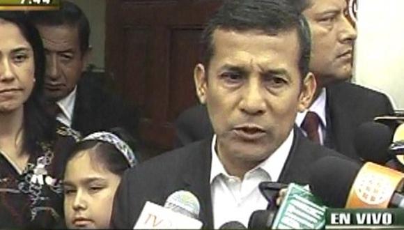 Congreso autoriza viaje de Humala a Cumbre Iberoamericana y Unasur