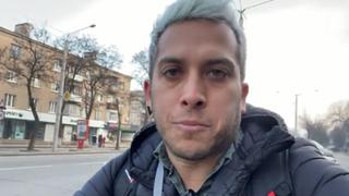 Youtuber Alex Tienda escapa de los bombardeos en Ucrania | VIDEO
