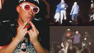 Bad Bunny: Cantante sufre aparatosa caída y fue llevado en ambulancia (VIDEO)