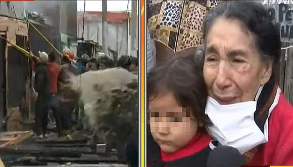 Callao: Anciana de 84 años y con discapacidad logra huir de incendio arrastrándose | VIDEO
