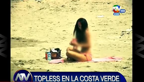 ​YouTube: Así reaccionan los peruanos al ver a una chica en topless en la playa