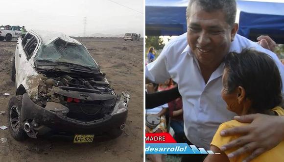 Alcalde de Chepén muere en brutal accidente vehicular 