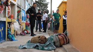 Perrito acompaña cadáver de su dueño y se echa a su lado (FOTOS)