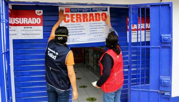 Clausuran botica bamba que vendía medicamentos vencidos en San Juan de Miraflores (Foto: Minsa)