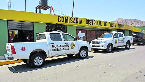 Ica: el último 17 de setiembre, Huanca Huamaní llegó hasta la comisaría de Vista Alegre acompañado de su abogado. (Foto: GEC)