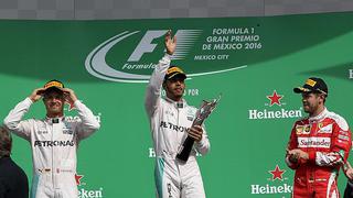 Fórmula 1: Lewis Hamilton gana en México y mete presión a Nico Rosberg