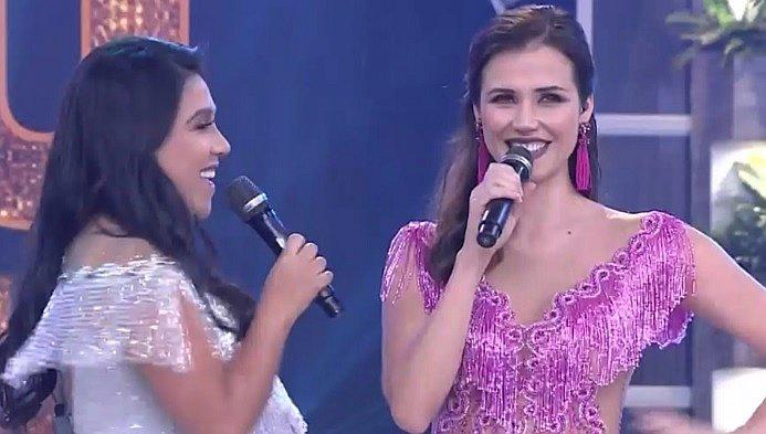 Maju Mantilla viste atrevido vestido transparente durante su programa 