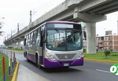Corredor Morado: MTC autoriza a buses formales cubrir ruta ante paro del 4 de marzo