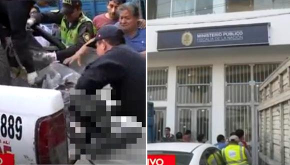 Vigilante es amordazado por ladrones y muere asfixiado en baño de Fiscalía (VIDEO)