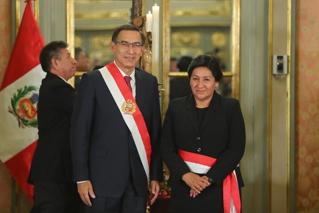 Así fue la juramentación de Susana Vilca como ministra de Energía y Minas. (Foto: Presidencia Perú)