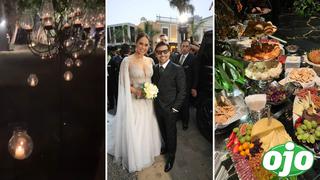 Así fue la hermosa decoración de la boda de Karen Schwarz y Ezio Oliva | VIDEO