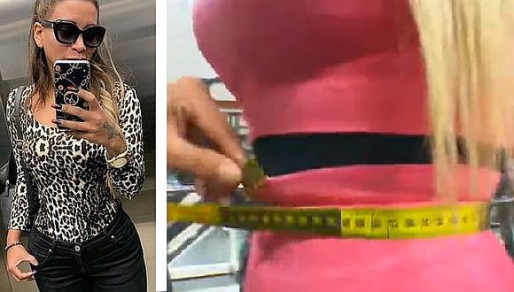 Paula Arias causa sensación al medirse diminuta cintura tras hacerse "arreglitos" | FOTOS y VIDEO