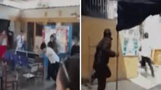 Familia causa destrozos en posta de San Martín de Porres porque mujer perdió cita | VIDEO