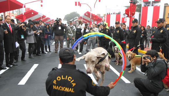 Fiestas Patrias: Policía Canina es la atracción de la Parada Militar [VIDEO-FOTOS] 