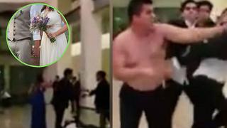 Familiares de los novios se pelean por un arreglo de mesa en plena boda (VIDEO)
