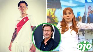 Magaly Medina niega haberle dicho ‘feo’ a Gianluca Lapadula: “No me parece un Brad Pitt” 
