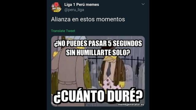 Los memes tras la derrota de Alianza Lima en su debut de la Copa Libertadores frente a Nacional. (Foto: Internet)