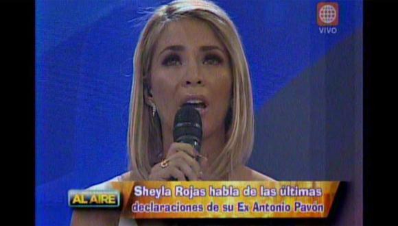 Sheyla Rojas llora por declaraciones de Pavón